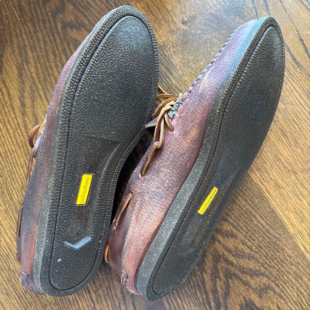 ユケテン　ブラウン モカシン 革靴