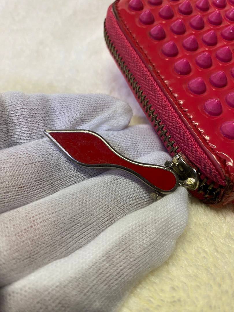 ✨希少商品✨ ルブタン 長財布 パネトーネ ラウンドジップ　ピンク