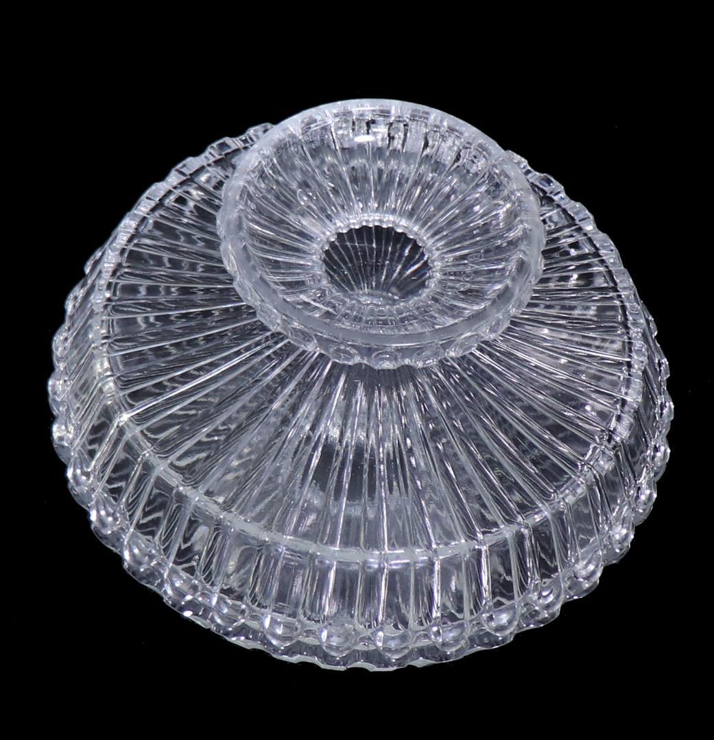 オールド・バカラ 帯溝造型装飾 コート・アルテルネ・デポリ 大型 コンポート