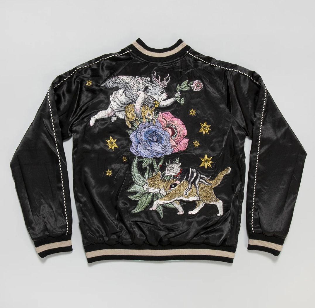 ヒグチユウコ ボリス雑貨店 スカジャン 月と太陽