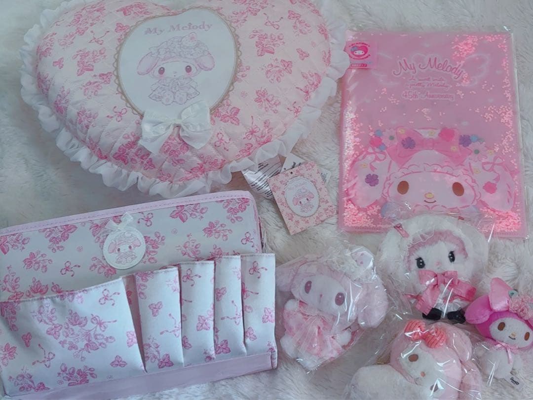 【新品未使用】マイメロディ 白苺のティータイム 45周年 記念 グッズ セット