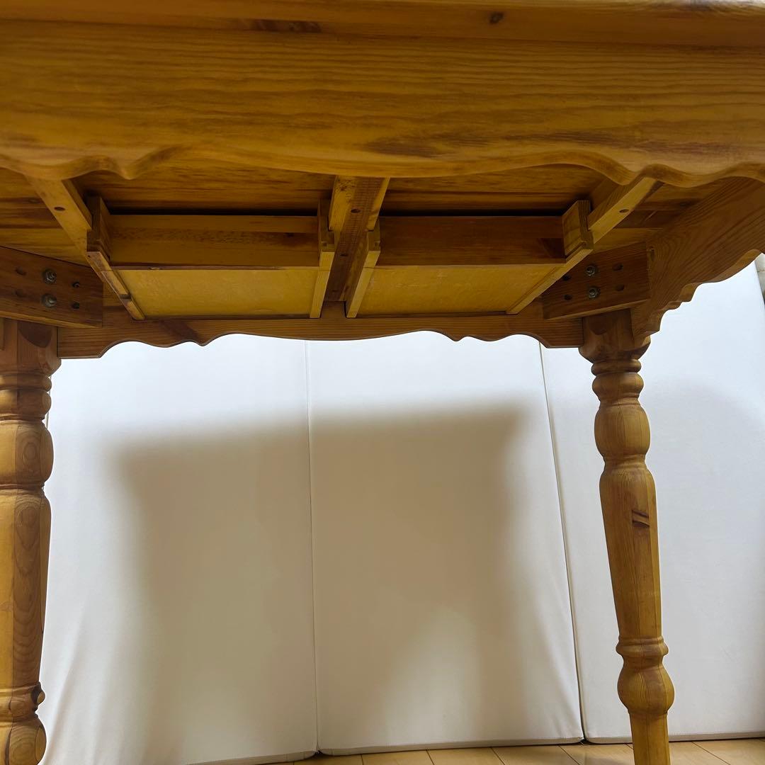 カントリー家具　デスク　パイン材　引き出し2 アンティークデスク　テーブル