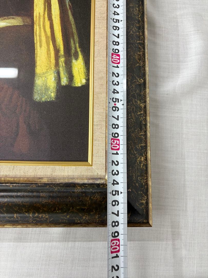 フェルメール　真珠の耳飾りの少女　青いターバンの少女　絵画　西洋絵画　印刷