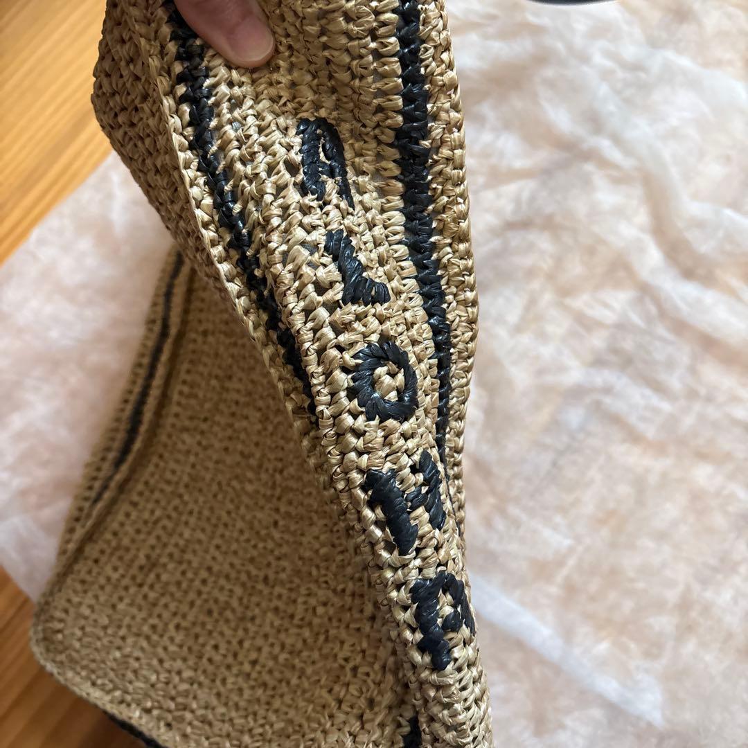 イアパピヨネ　ライオンコーヒー　コラボ　バスケットトートバッグ