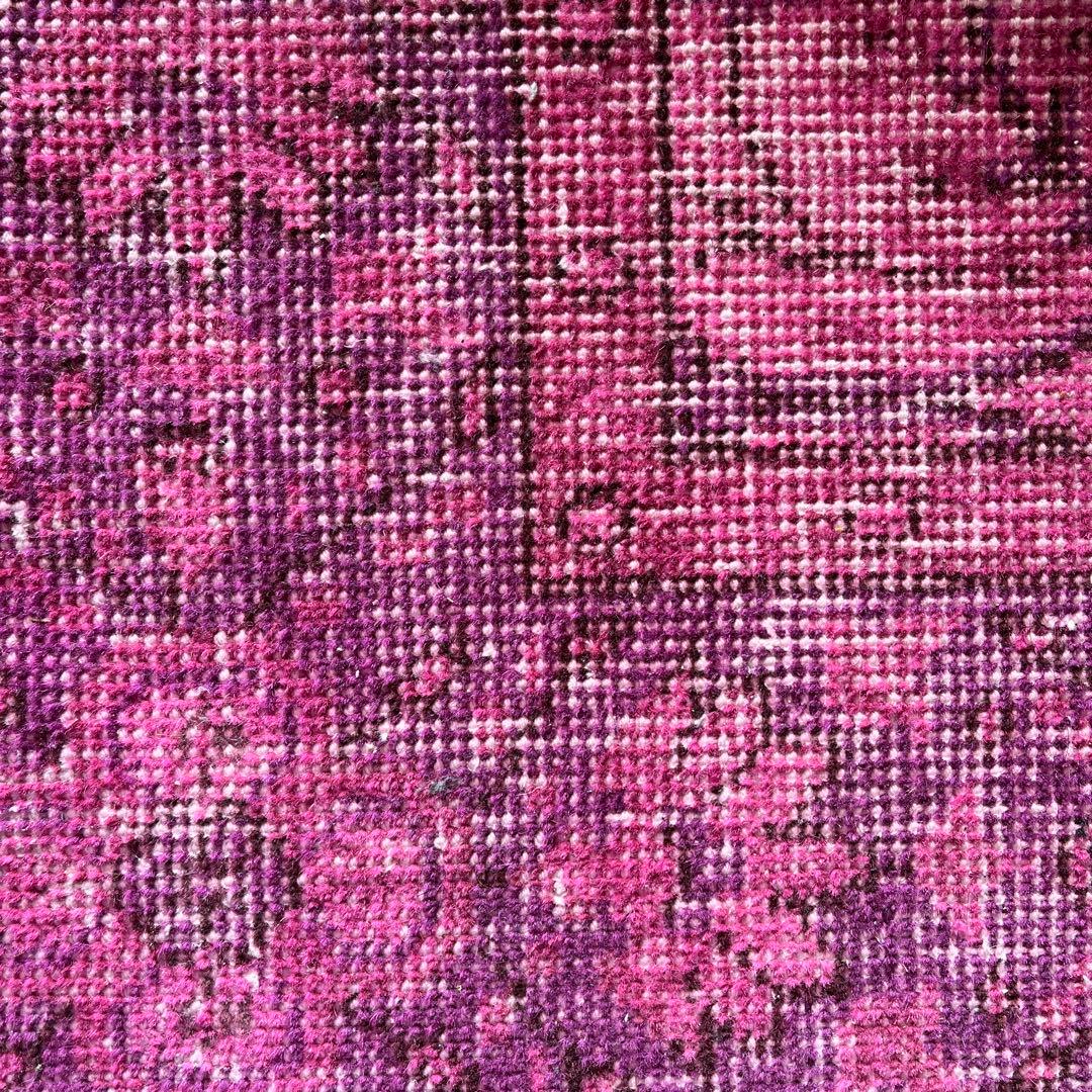Punch(ᵔᴥᵔ)さん専用 トルコヴィンテージラグNo.94マゼンタピンク