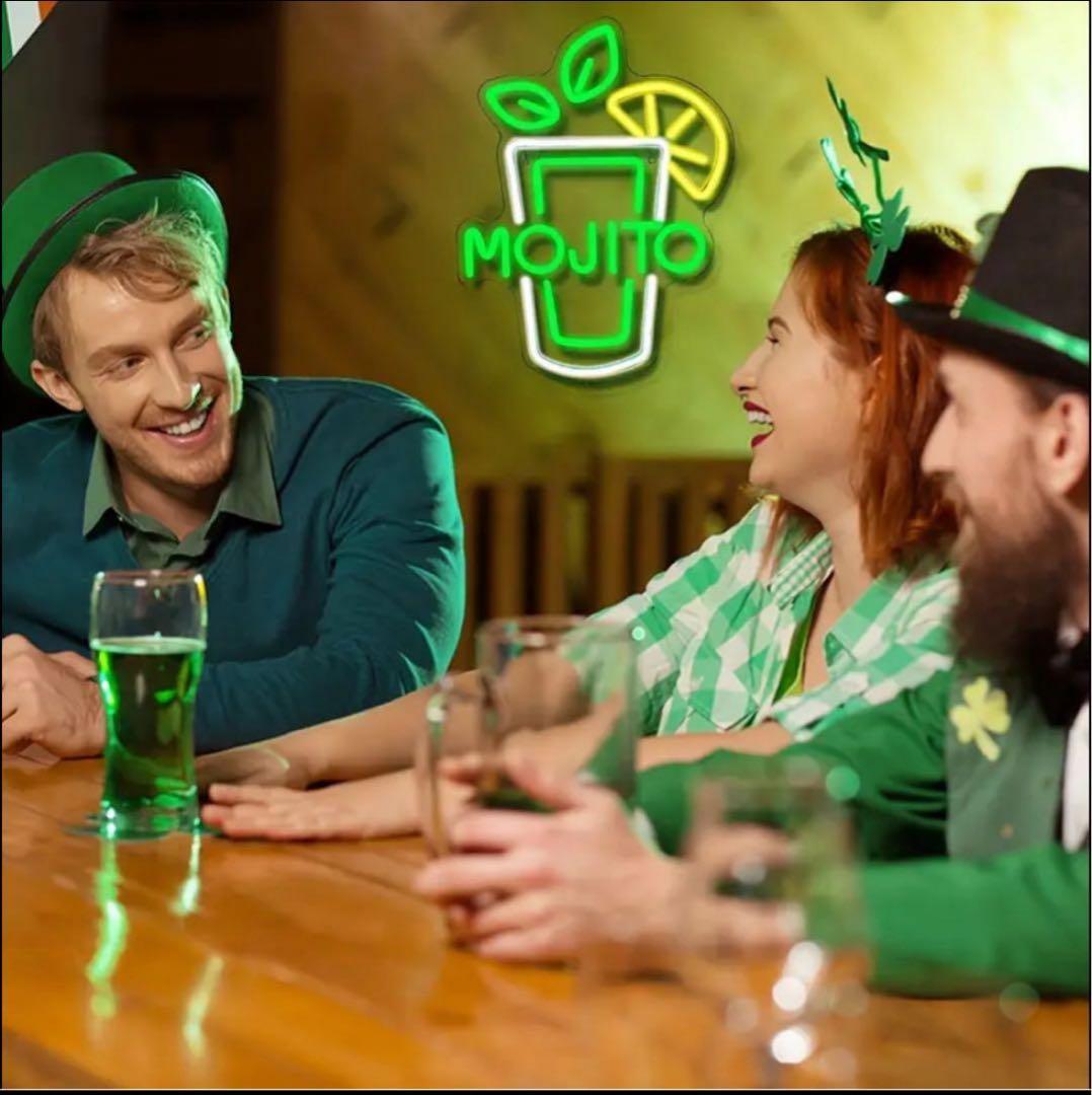 カクテル モヒート cuban キューバ お酒 ネオンサイン 看板 BAR 飲食