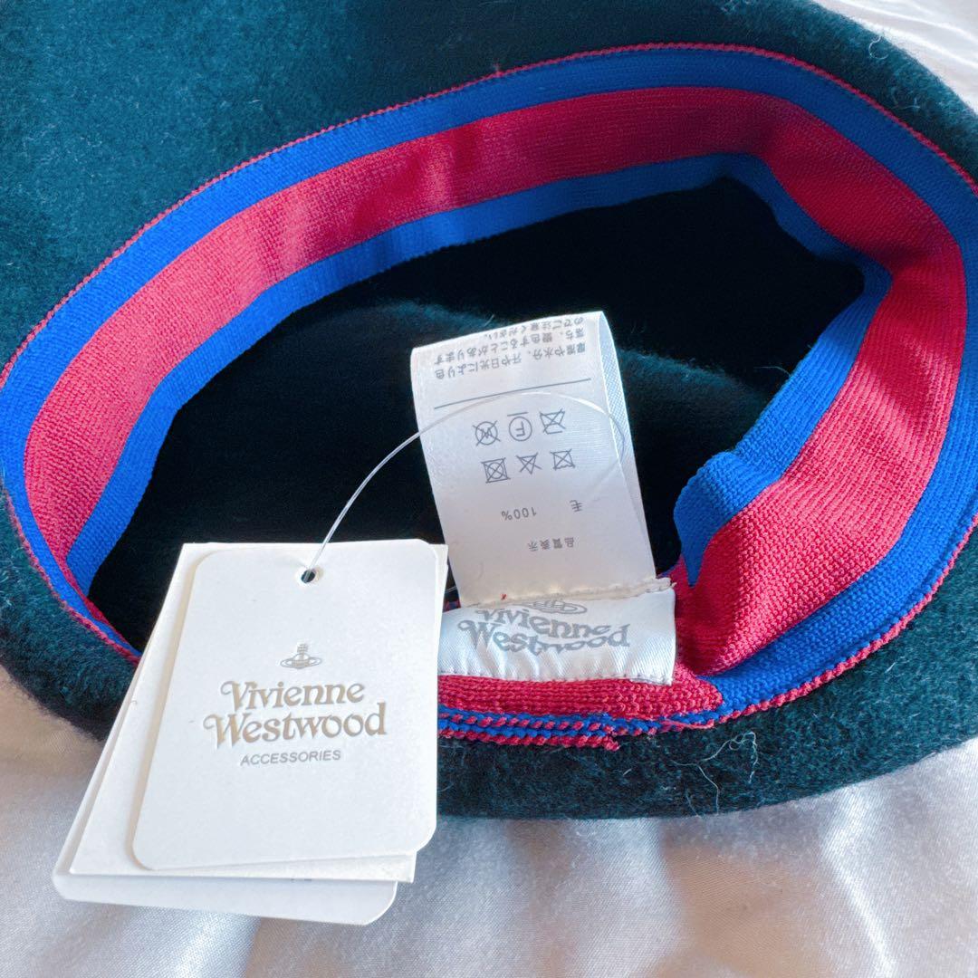 【新品】Vivienne Westwood ブラック ベレー帽