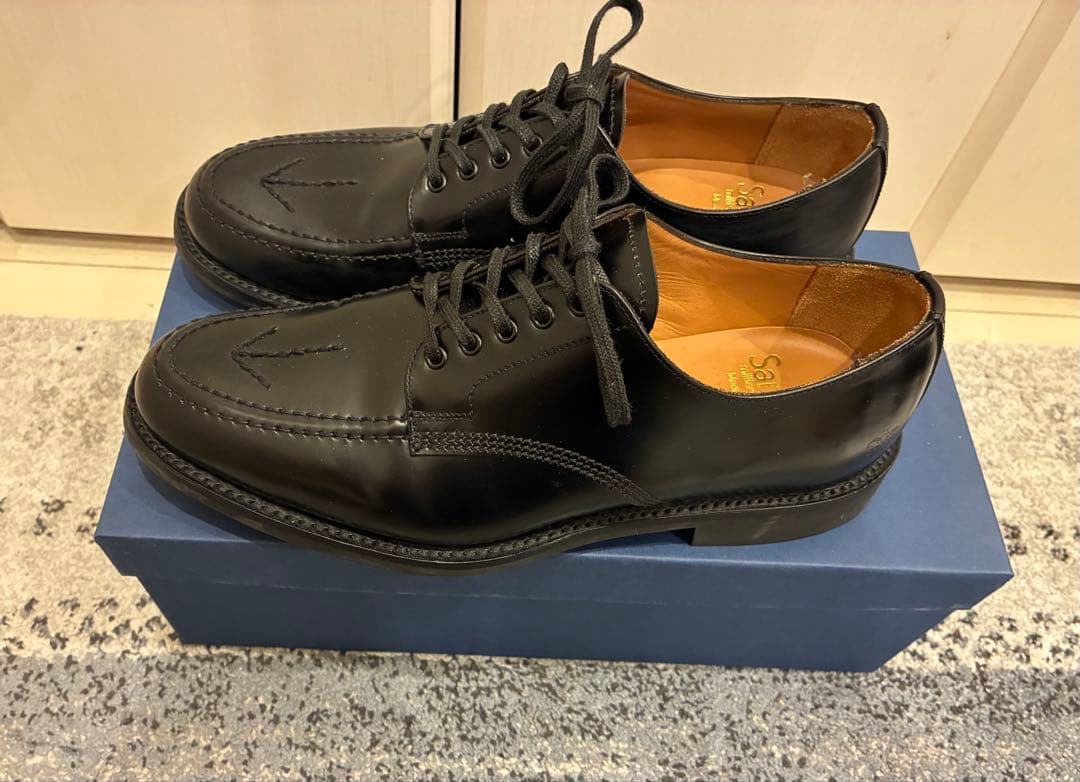 ト*ス様 MilitaryBroad-ArrowApronDerby【SANDE