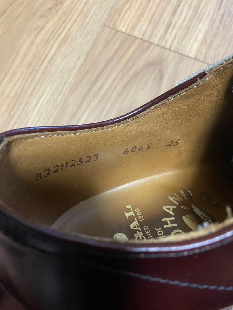 GLADHAND x REGAL サドルシューズ 茶/黒 25cm リーガル