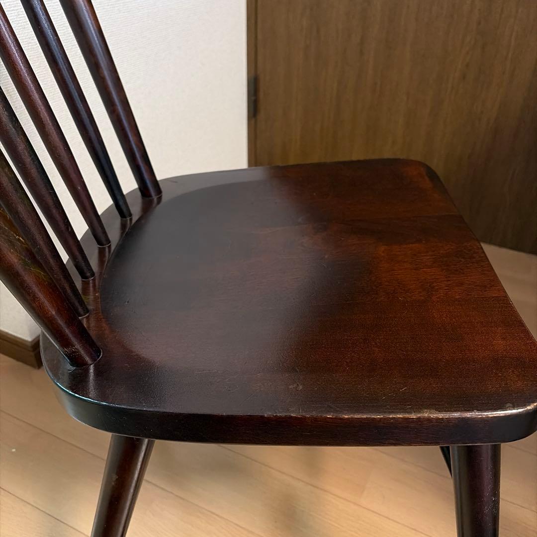 北海道民芸家具 ウィンザーチェア カバ/樺 無垢材 ダイニングチェア