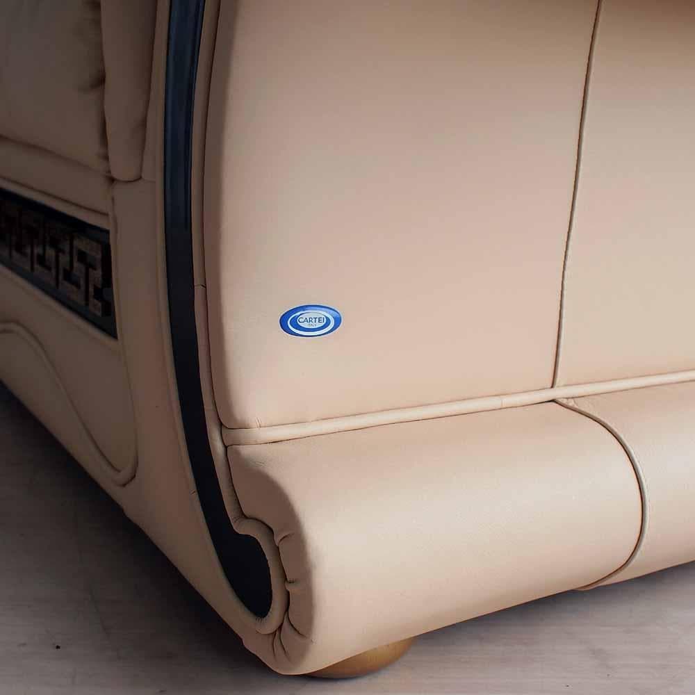 イタリア CARTEI 本革ソファ 1人掛け エレガント ZR24327