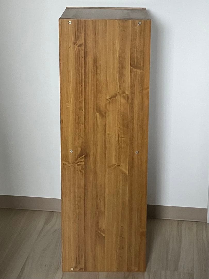 ナチュラルウッド2段シェルフ