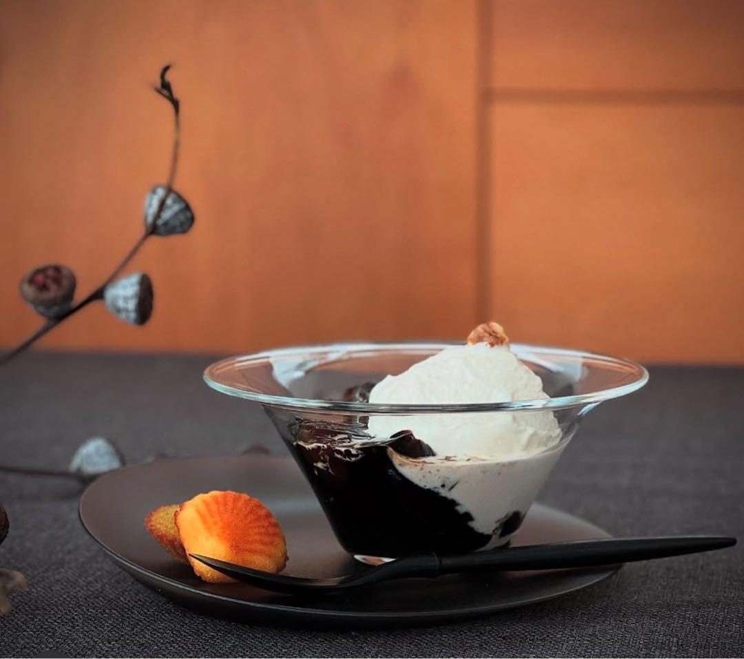 蠣崎マコト　さん ハゾリ鉢　2点　ガラス