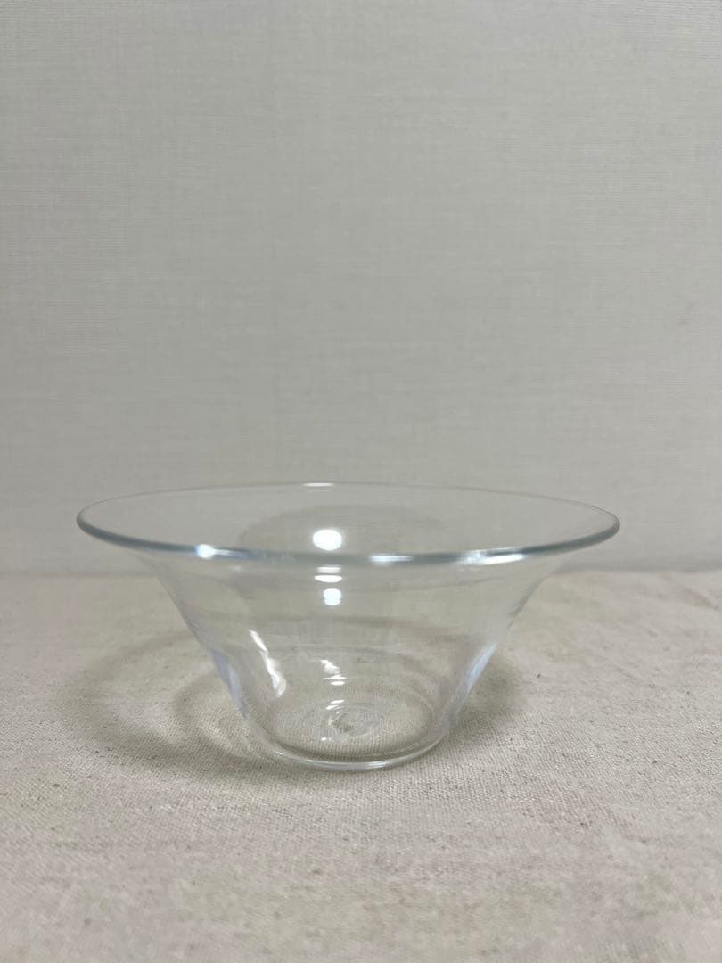 蠣崎マコト　さん ハゾリ鉢　2点　ガラス