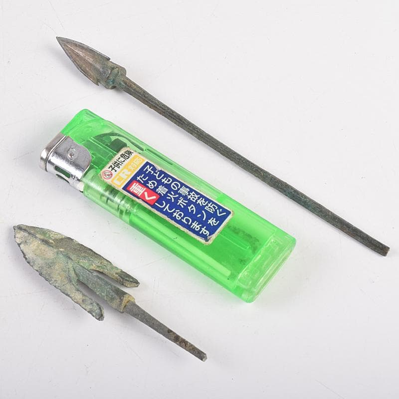 なみなみ　中国　古銅青銅　鏃　矢尻　8点まとめて　D　8894