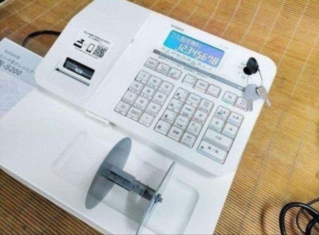 カシオレジスター　SR-S200　最新機種　スマホで設定売上管理　830083