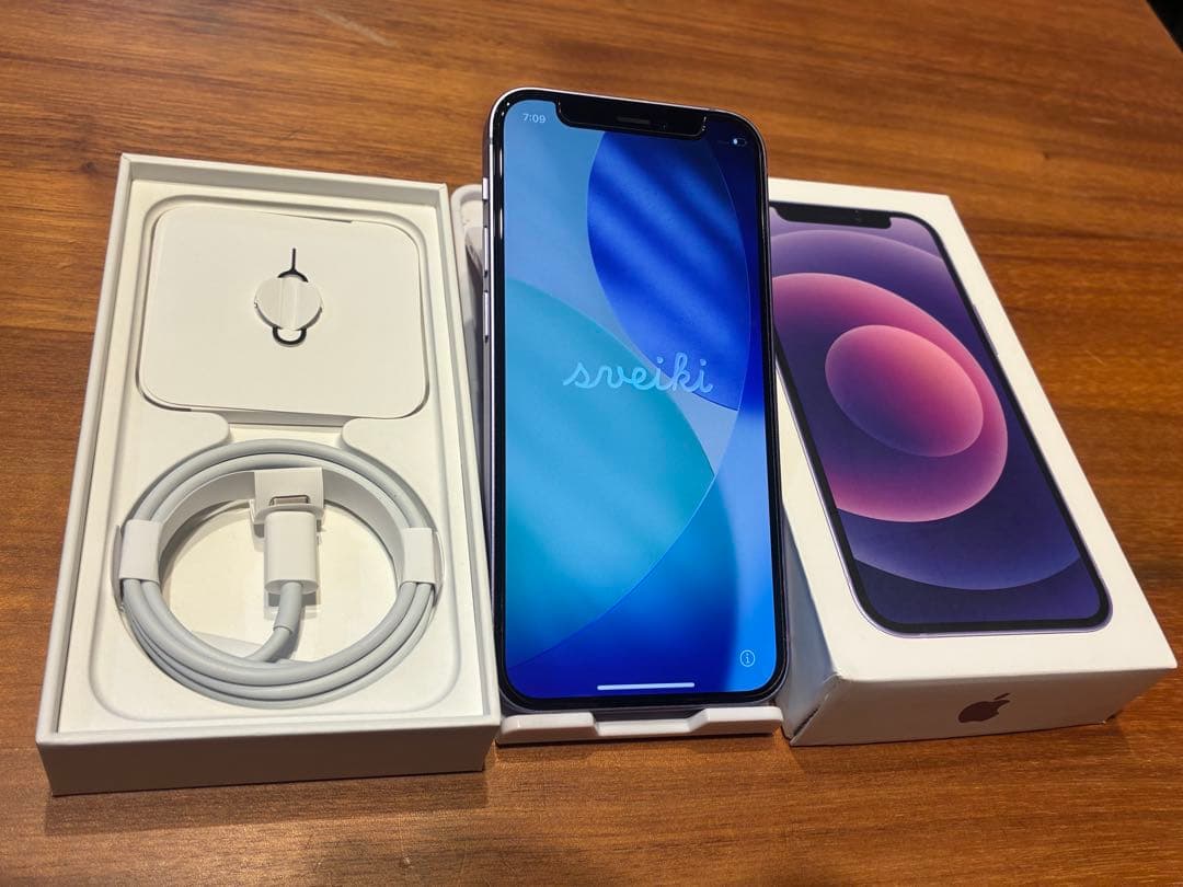 iPhone 12 mini 256GB パープル 美品 SIMフリー