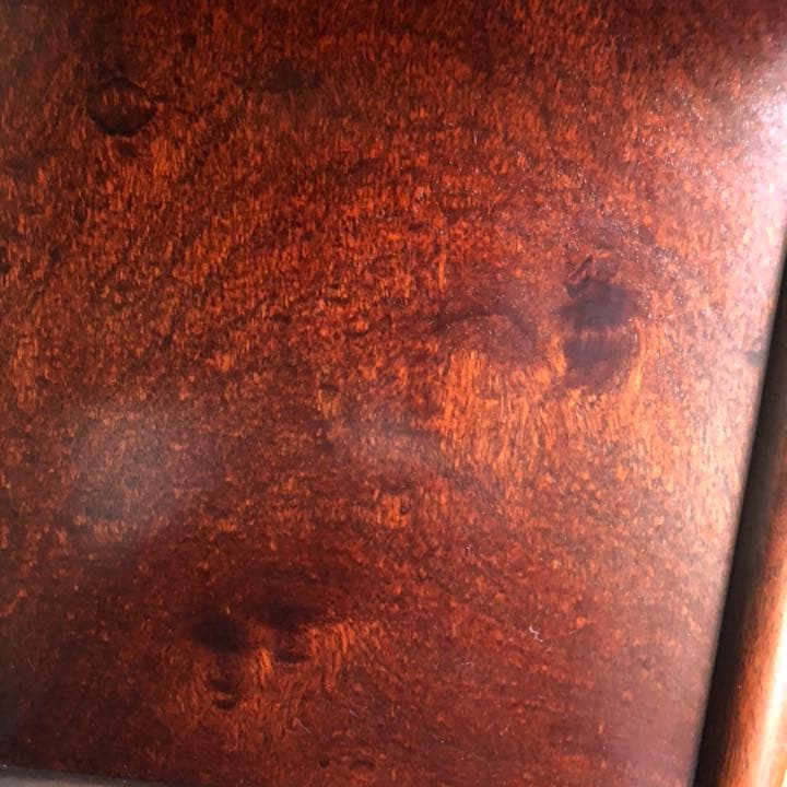 中国小叶紫檀家具 紫檀茶箪笥 透かし彫り飾り棚 年代品