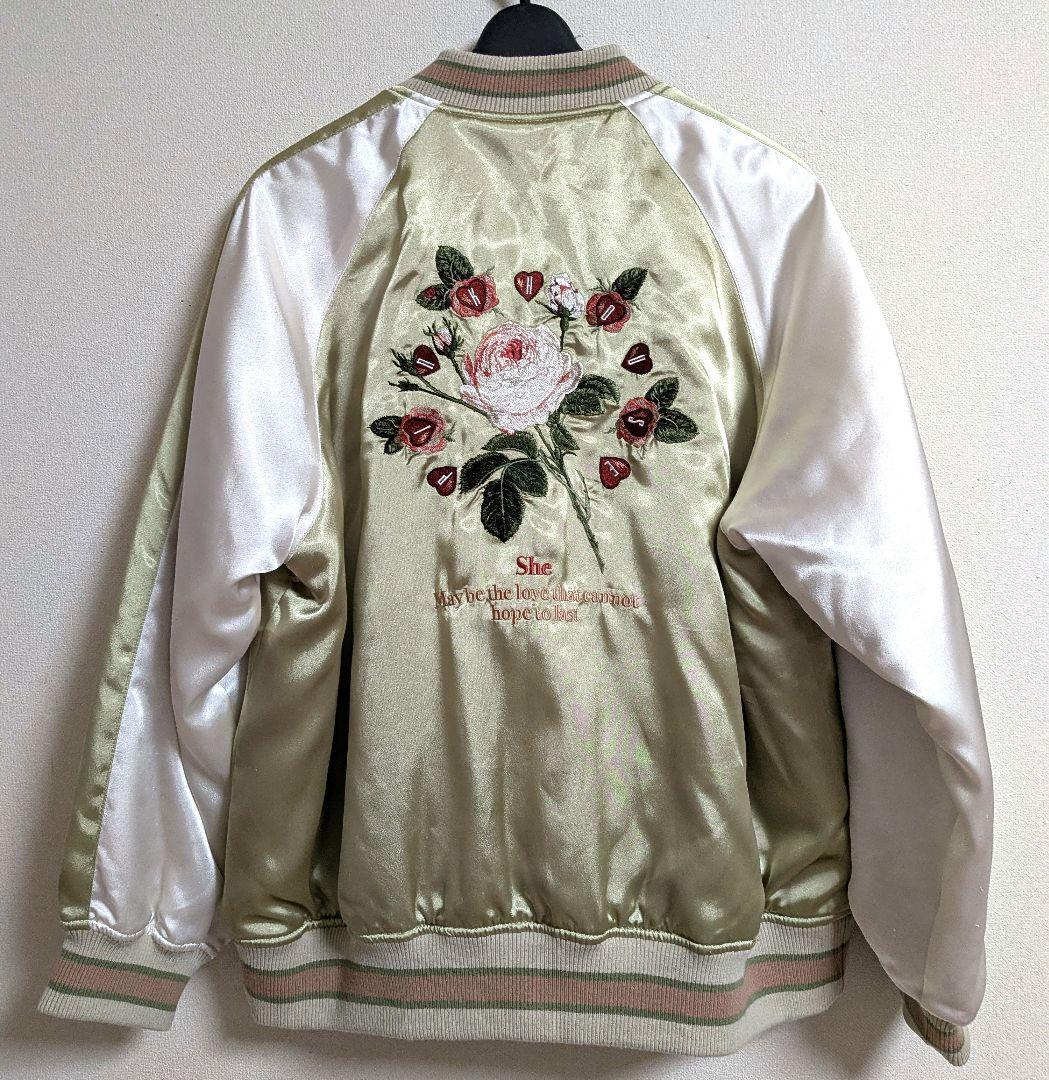 ピンクハウス　難あり2020年　スカジャン　スタジャン　薔薇刺繍