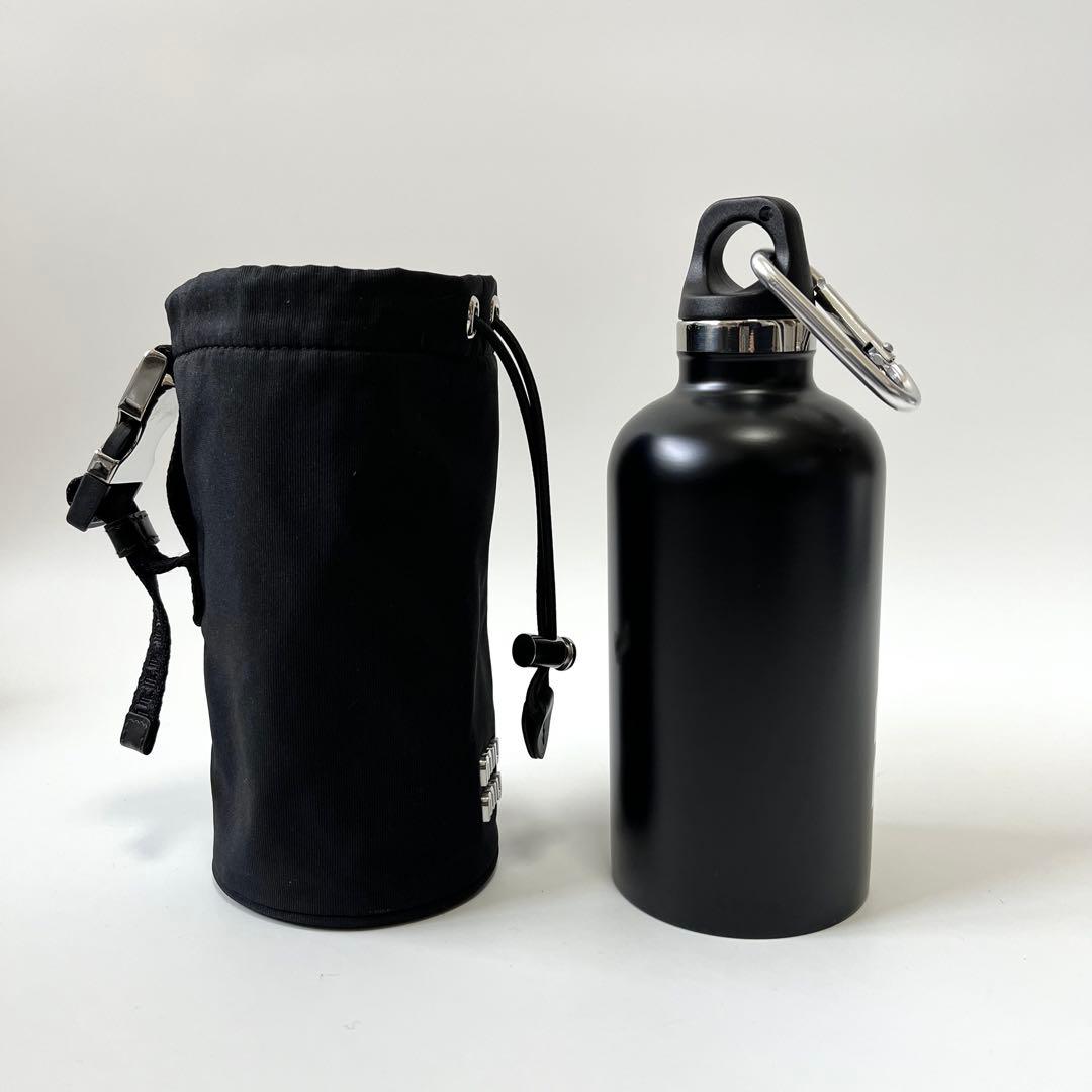 MIUMIU　ミュウミュウ　水筒　水筒カバー　ナイロン　黒　ブラック　ノベルティ