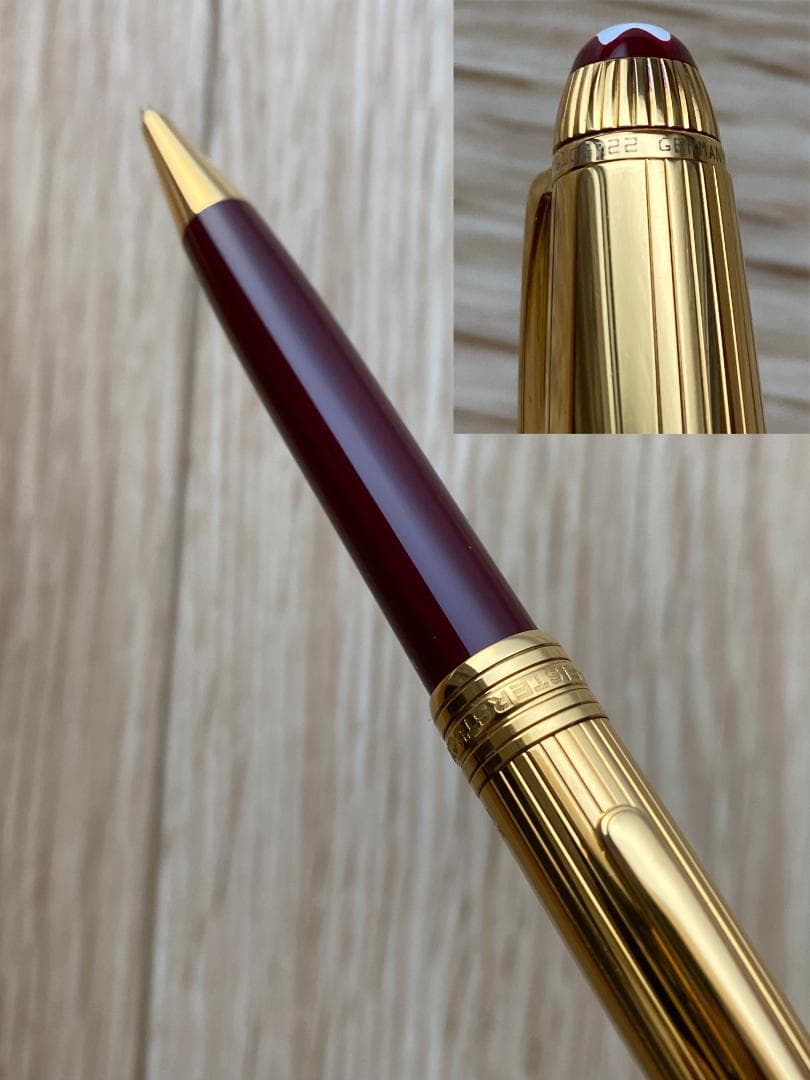 希少 美品 モンブラン ソリテール シルバー 925 ボルドー シャーペン