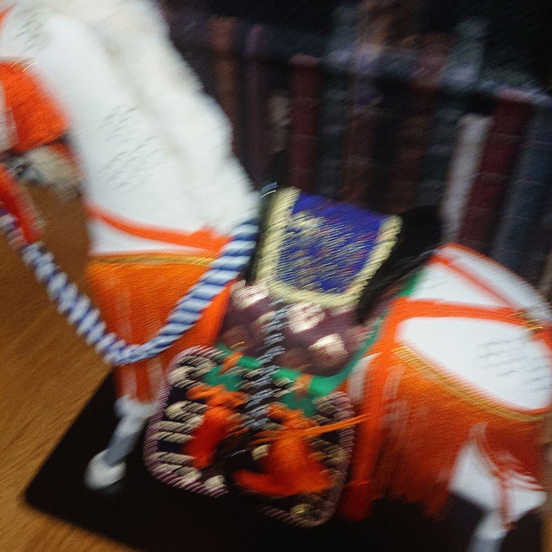 馬 白馬 五月人形