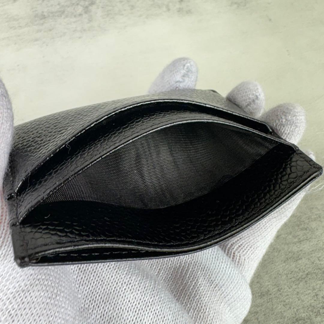 CHANEL シャネル　キャビアスキン　ヴィンテージ　カードケース　デコココ