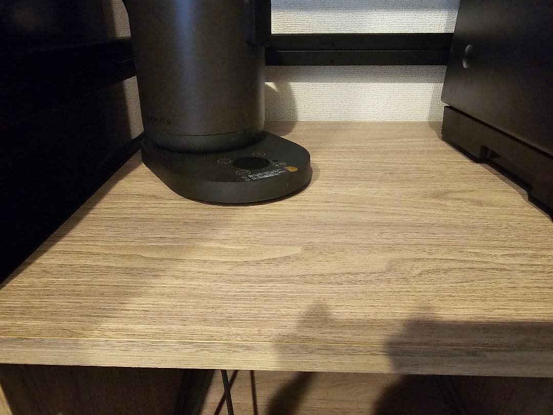 スチールフレーム食器棚 ダークブラウン