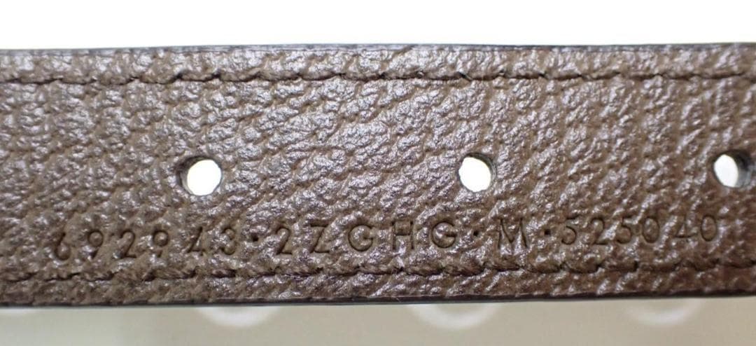 M*g様 Gucciグッチ GGスプリーム　中・大型犬用首輪　キャンバス×革 ブ