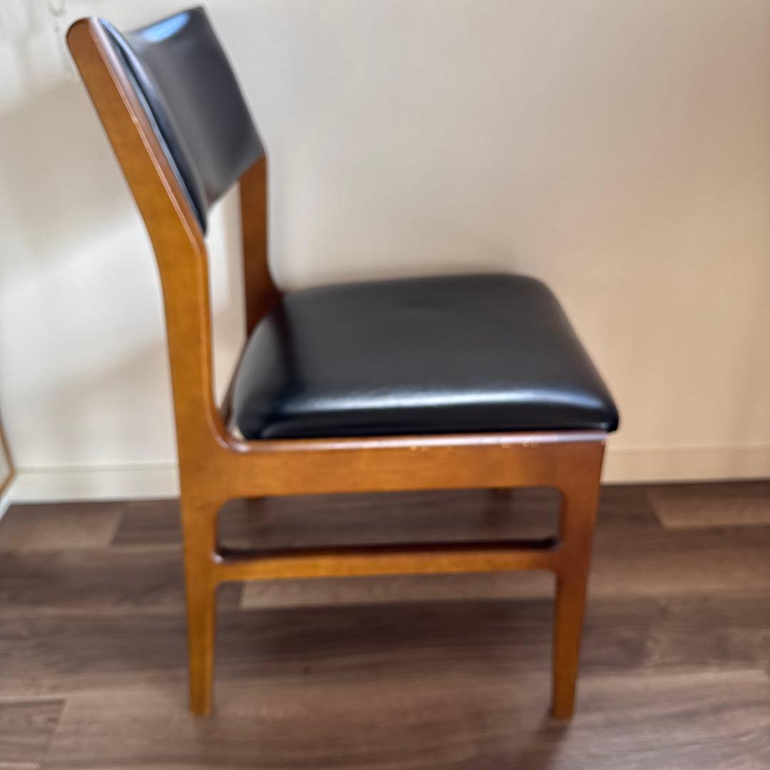 カリモク60アームレスダイニングチェア②