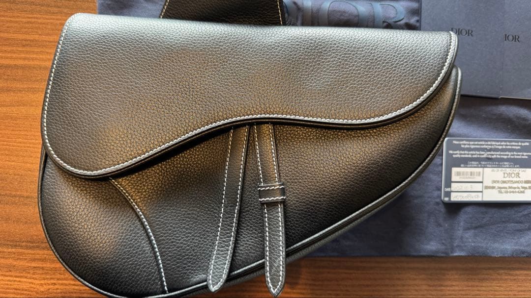 DIOR Saddle バッグ グレインドカーフスキン