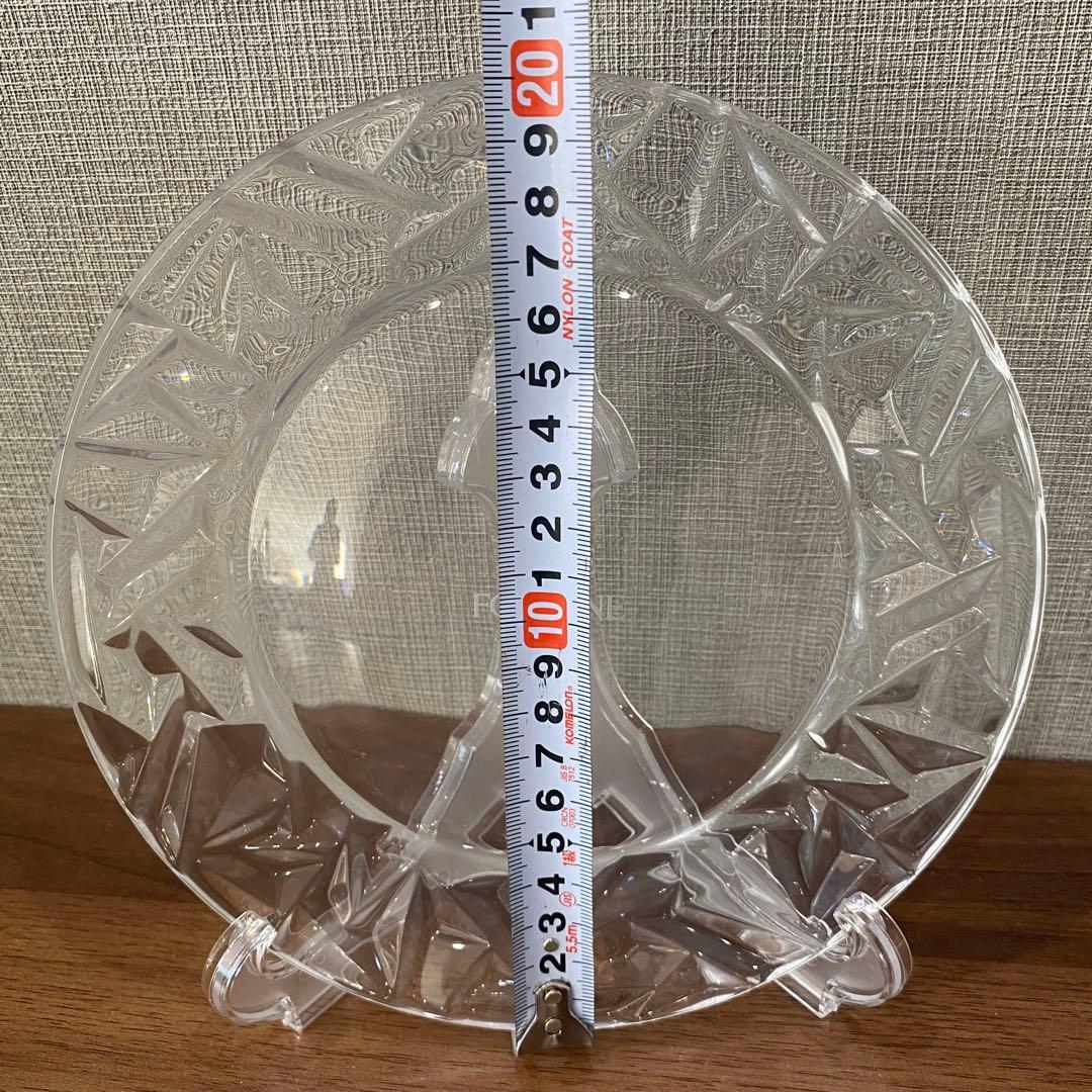 【Tiffany & Co. 】TIME FORTUNE 皿 クリスタルプレート