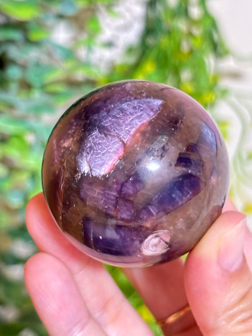 かなりレア　かわいい　キラキラ　レピドライト　パイライト　スフィア　4cm