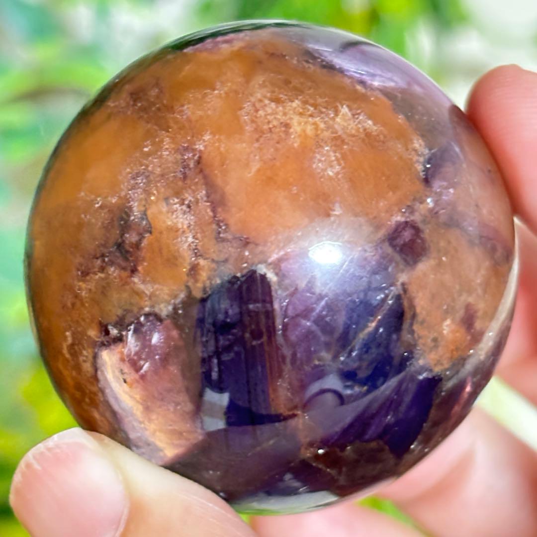 かなりレア　かわいい　キラキラ　レピドライト　パイライト　スフィア　4cm