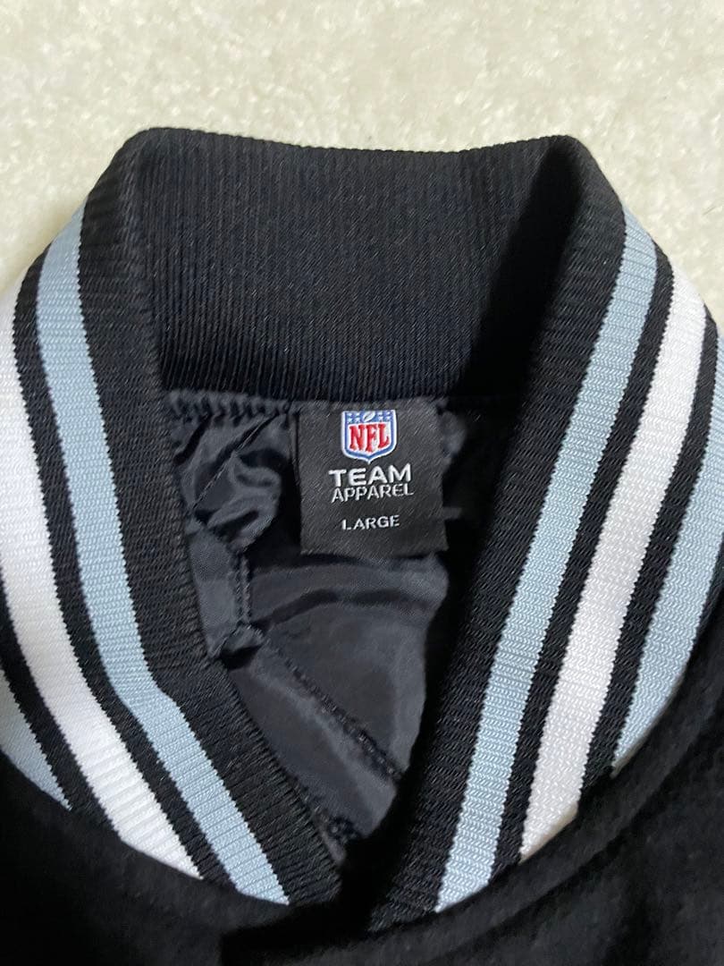 NFL公式 RAIDERS レイダース スタジャン L 黒