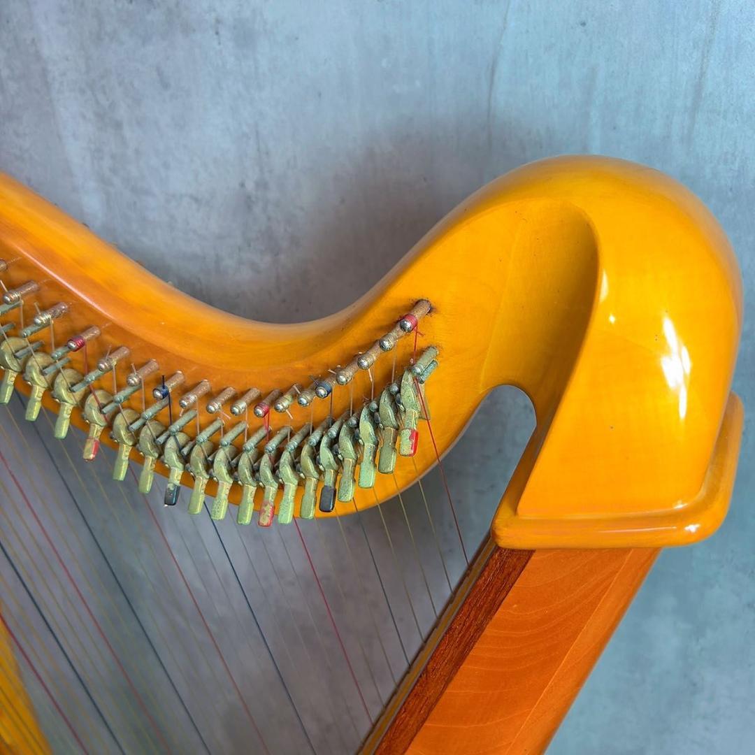 青山ハープ AOYAMA 140D 36弦　アイリッシュハープ　レバーハープ