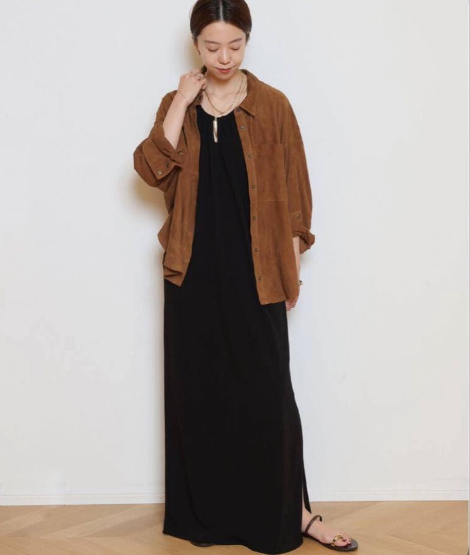 最終お値下げOneTeaSpoon SUEDE DARIA シャツジャケット