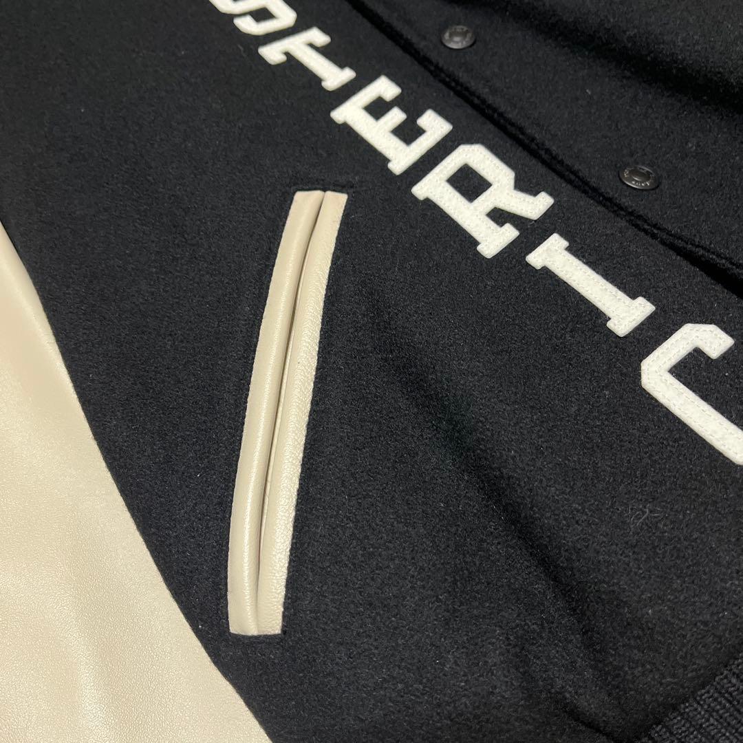 【美品】ヒステリックグラマー SEE NO EVIL刺繍 ヴァーシティジャケット