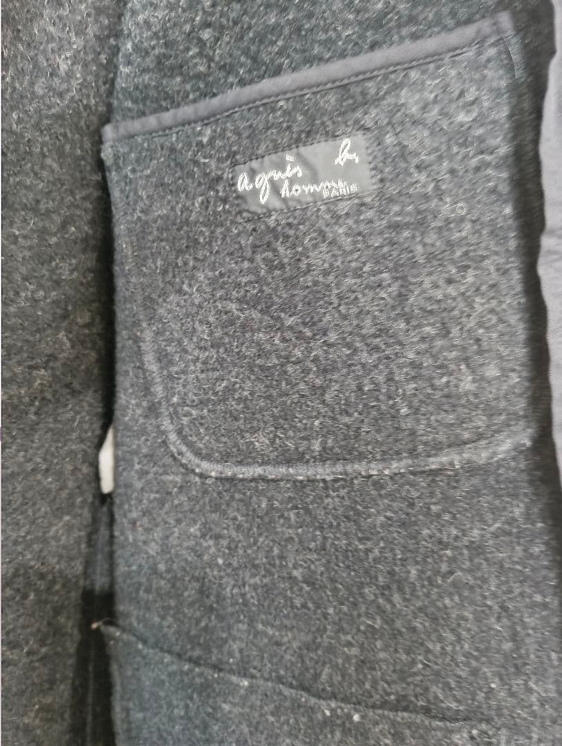 90s Agnes b ウールパイピング カバーオール フランス製