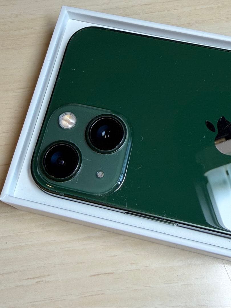 箱ケーブル付￼￼￼ Apple iPhone13mini 256GBグリーン