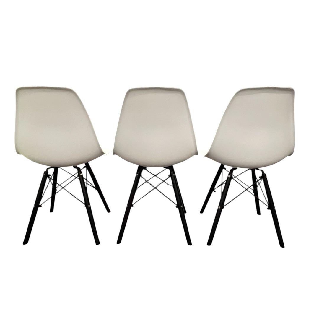 イームズシェルチェア3脚セット　リプロダクト品 ホワイト