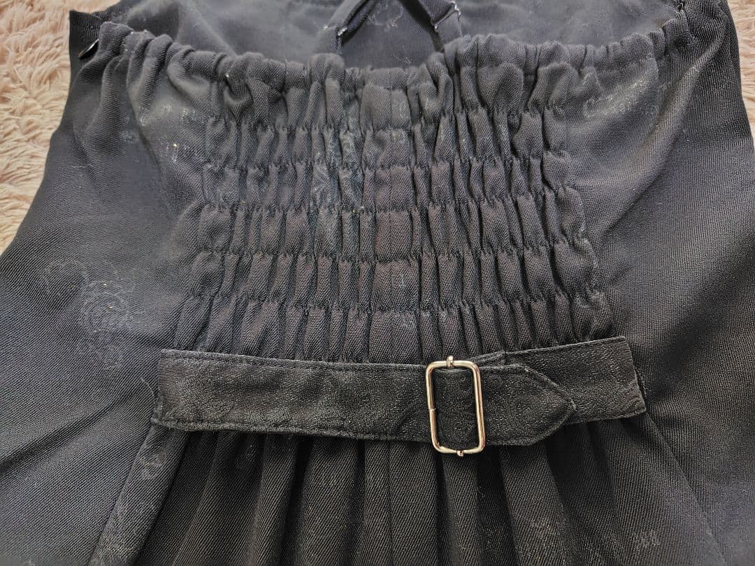 エイチナオトh.naoto Bloodチョーカー風燕尾ドレスワンピ蝶刺繍Y2K