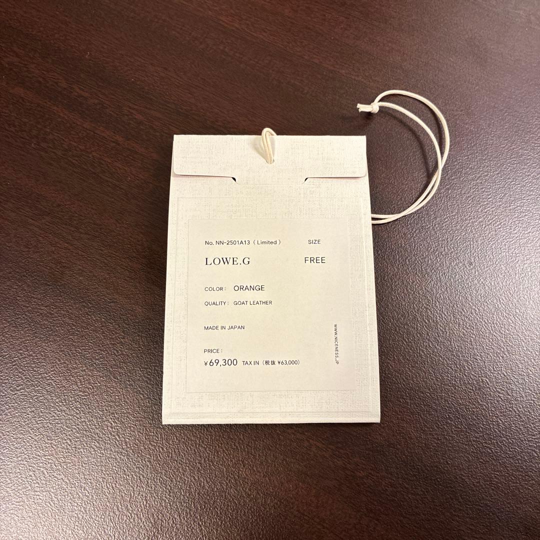 バッグ NICENESS LOWE.G ORANGE