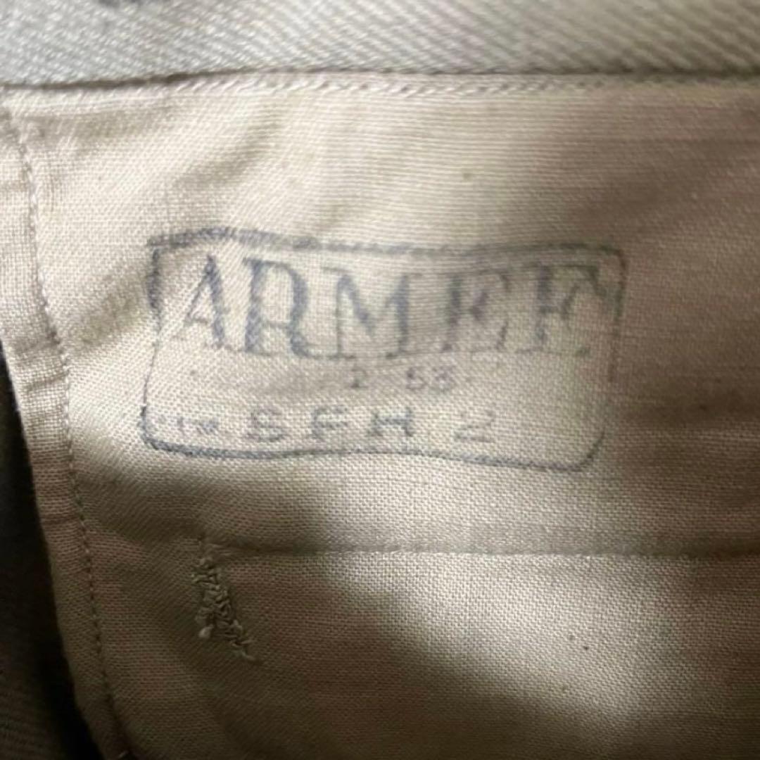 n*o様 【53年製】　フランス軍M52チノ　【デッドストック】表記35実寸13