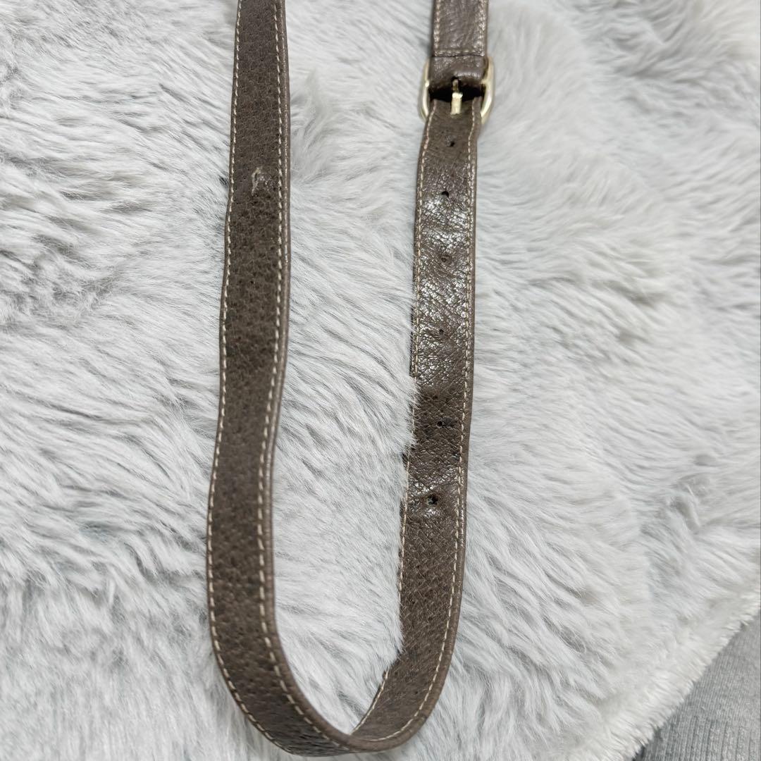 GUCCI GGスプリーム レザー　ロゴ　オールドグッチ　ショルダーバッグ