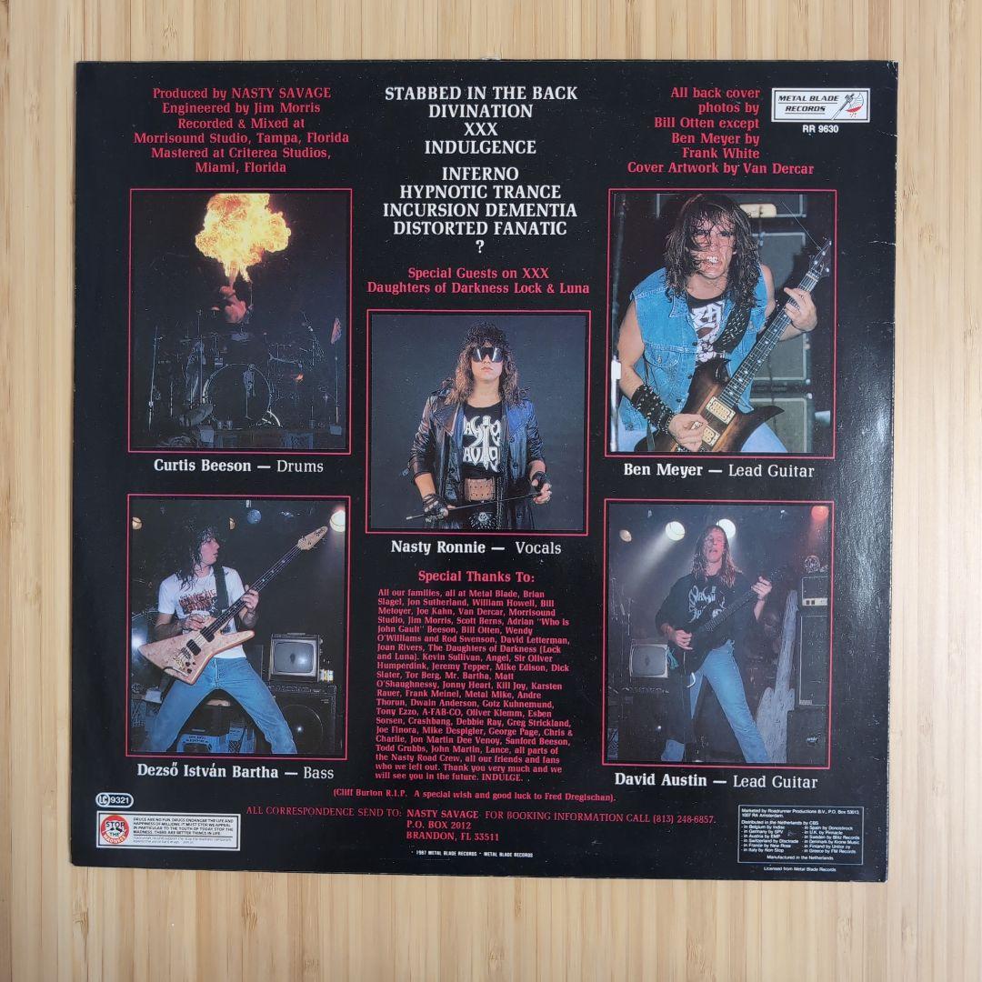 洋楽 NASTY SAVAGE / INDULGENCE