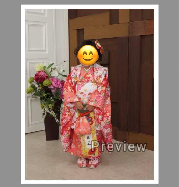 七五三 3歳　被布