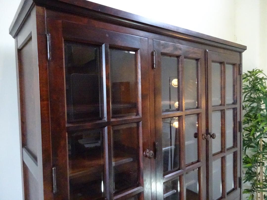 北海道民芸家具　HM165K　食器棚　カップボード　和モダン　定価44万円