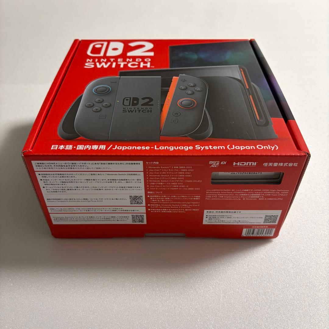 新品未使用品　Nintendo Switch 2 通常盤