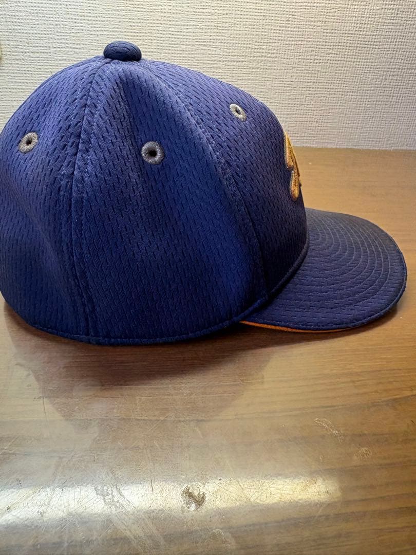 盛岡大附属公式戦用MFロゴ刺繍 ネイビーキャップ